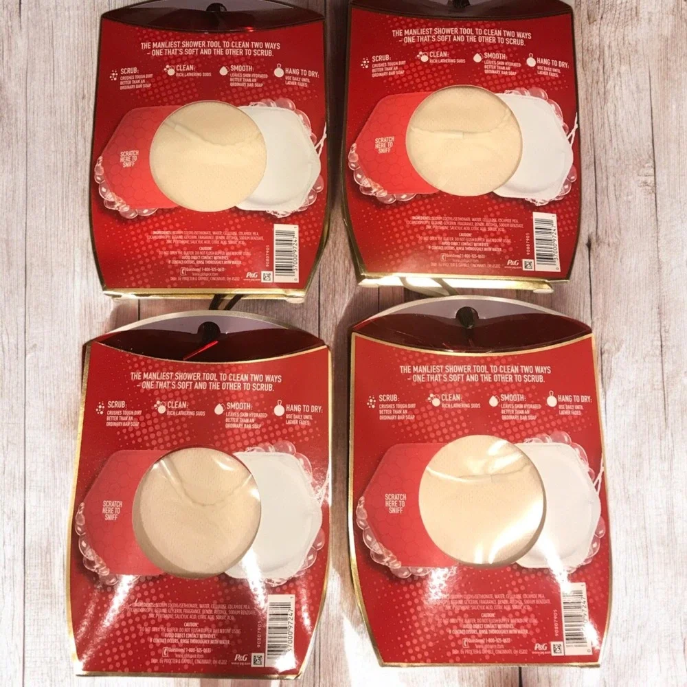 Lot Of 4 New. Old Spice Duo Pure Sport Dual‎ Sided Body Cleanser. Discontinued